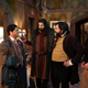 A blood-covered Guillermo shares a moment with Nandor (Kayvan Novak), Laszlo (Matt Berry), and Nadja (Natasia Demetriou).